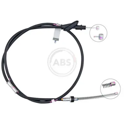 Cable de accionamiento, freno de estacionamiento A.B.S. K19049 Premium
